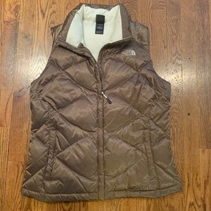 Brown North-face Vest